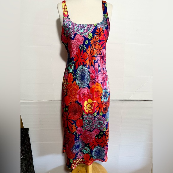 Natori Floral Gown and Robe set size S Maxi Length multicolored - Picture 3 of 16